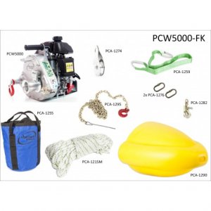 GAS-POWERED PORTABLE WINCH 1000KG WITH FORESTRY KIT